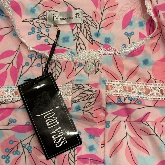 Tropical Pink and White Button-Up Dress - Picture 9 of 11